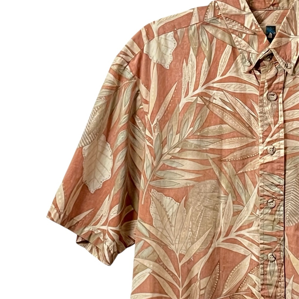 Kahala Hawaiian Islands Reverse Motif Pastel & Bold 100% Cotton Shirt - Picture 9 of 14
